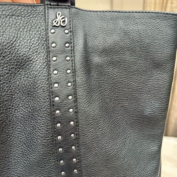 Sam Edelman Prina Women's Black Riding Boots Size 7 Studded Detailing - Picture 2 of 15